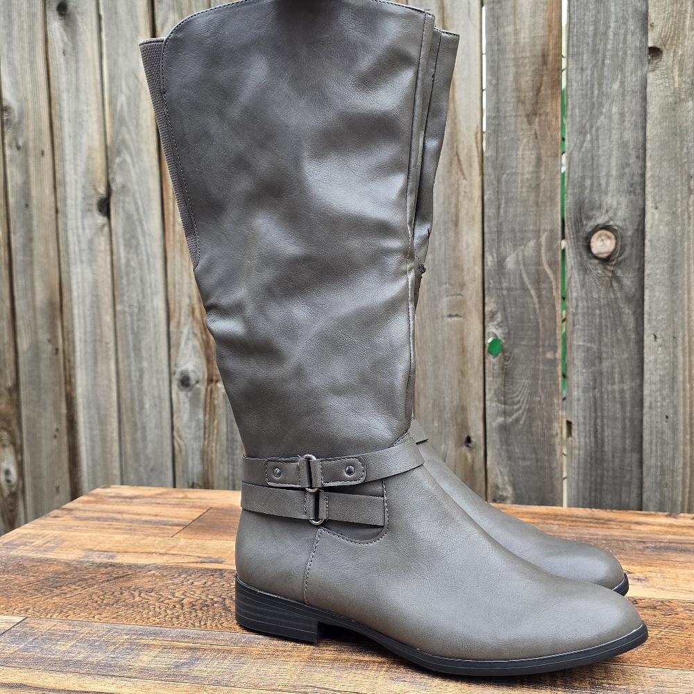 Style & Co. Fabric Closed Women's Toe Knee High Fashion Boots  Sz 5